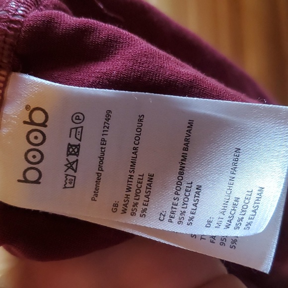 Boob nursing maternity long sleeve tee - Picture 4 of 4